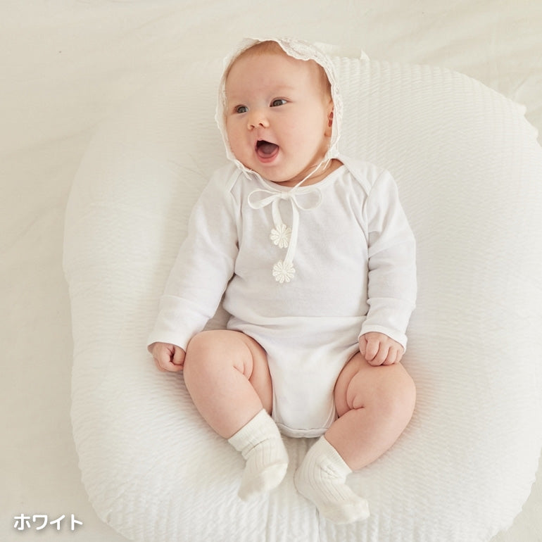 ROTOTObebe ロトトクッション ホワイト 赤ちゃん ベビー 枕 ベビーベッド 授乳クッション カバー 吐き戻し防止 お昼寝クッション クッション リップル 新生児 洗える 大きい おしゃれ 出産祝い プレゼント