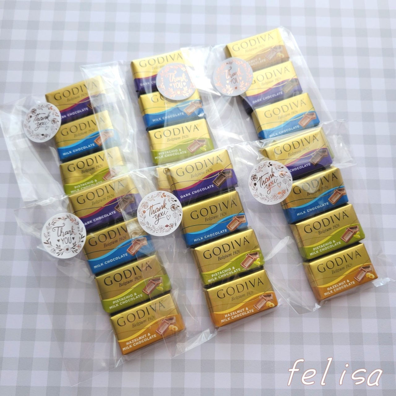 4種4個  1セット × 6セットバレンタイン 義理チョコ ギフト GODIVA ゴディバ ナポリタン ラッピング付き プチギフト  義理チョコギフト 友チョコ バレンタインチョコ【急上昇商品】