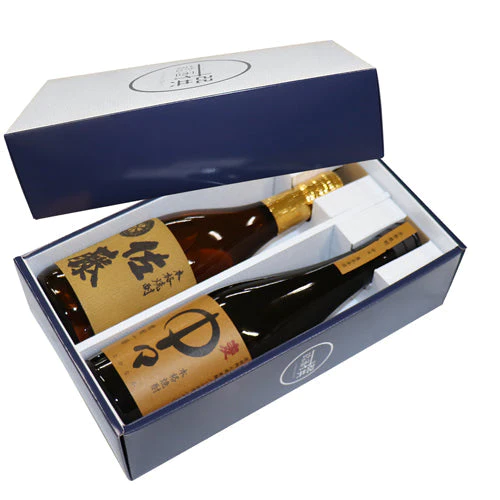 おススメ麦焼酎 飲み比べセット 720mlx2 佐藤(麦)、中々(麦) オリジナル化粧箱入り ラッピング済み