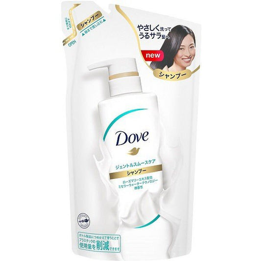 【おまけ付き！】ダヴ　(Dove)　 ジェントルスムースケア シャンプー 詰め替え 350g
