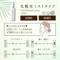 高保湿 肌タイプは選ばない しわ たるみ ココラルムナチュラルローション【内容量100ml / 約2カ月分】 ローション 化粧水 ココナッツオイル 敏感肌 乾燥肌 ビタミンC誘導体 ビタミンC スプレー 弱酸性　低刺激