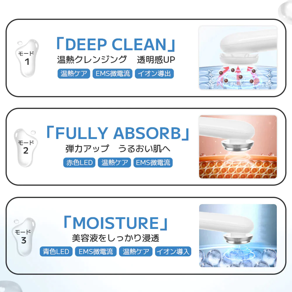 Sarlisi 美顔器 サーリシ 超音波美顔器 リフトアップ ems ほうれい線 たるみ シミ イオン導入 スキンケア 導出 引き締め ホームエステ【ゲリラセール】