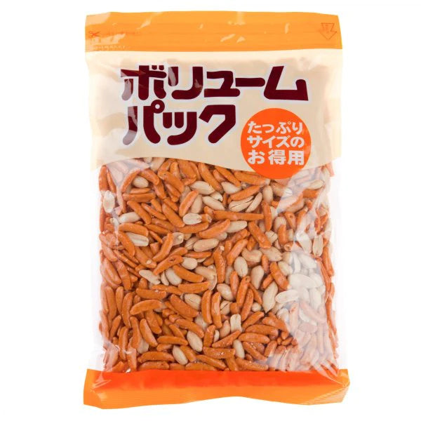 神戸のおまめさんみの屋 おつまみ ナッツ 柿の種 ピーナッツ入り 500g 10個 5kg 送料無料 1kgあたりの単価で勝負! 柿ピー かきのたね ぴーなっつ おかき あられ 米菓 醤油味 やみつき ピリ辛 おやつ  スナック 健康 箱売り 大容量 業務用 チャック袋入り グルメ みのや