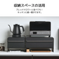 【カームグレー 】UtaU ブレッドドロワースリム 【レビュー特典付き】 ブレッドケース パンケース おしゃれ ブレッドボックス 食パン パン入れ 収納 引き出し トースターラック 食パンケース 調味料ラック  収納ボックス キッチン収納 ウタウ プレゼント