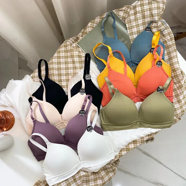 【50セット限定】［36/80AB ブラ&ショーツセット 2セット入］ 超盛れるブラジャー 下着 上下セット 可愛い ショーツ 刺繍レース ノンワイヤー痛くない自胸で谷間復活ナイトブラ 下着 セクシー ブラショーツセット ブラセール【ゲリラセール】