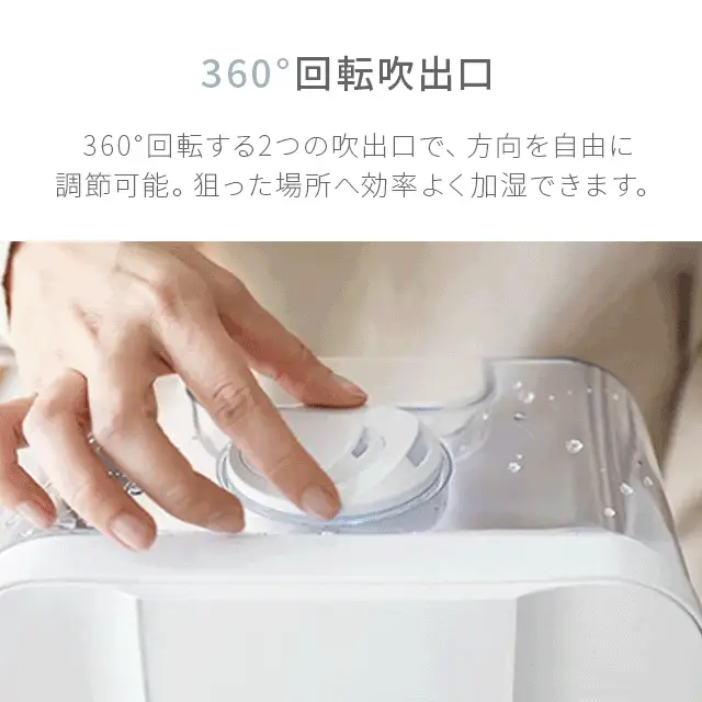 （ブラック） ハイブリッド加湿器【1年保証】
