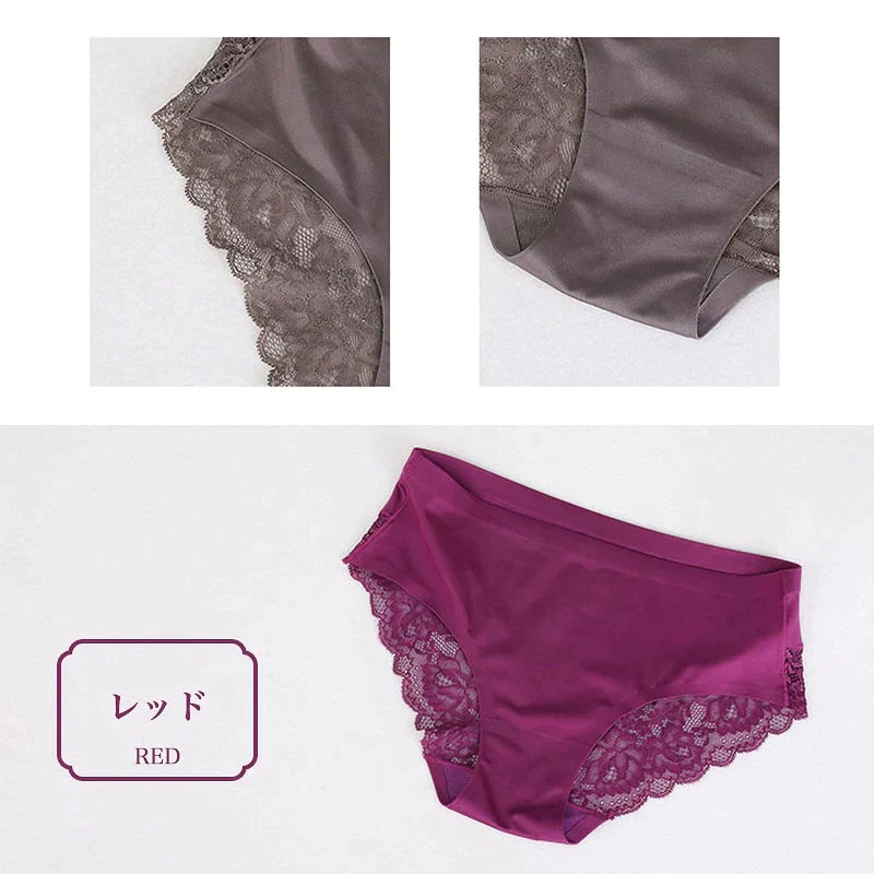 Lサイズ【夏用レースショーツ・１点（2枚セット）＋開店記念SALE　１点（2枚セット）プレゼント＝合計４枚】【国内発送・追跡あり 最短１日届く】レディース　レースショーツ　カラー豊富　　滑らか　伸縮性 　バックレース　下着　花柄　響きにくい　美尻　上品　大人魅力