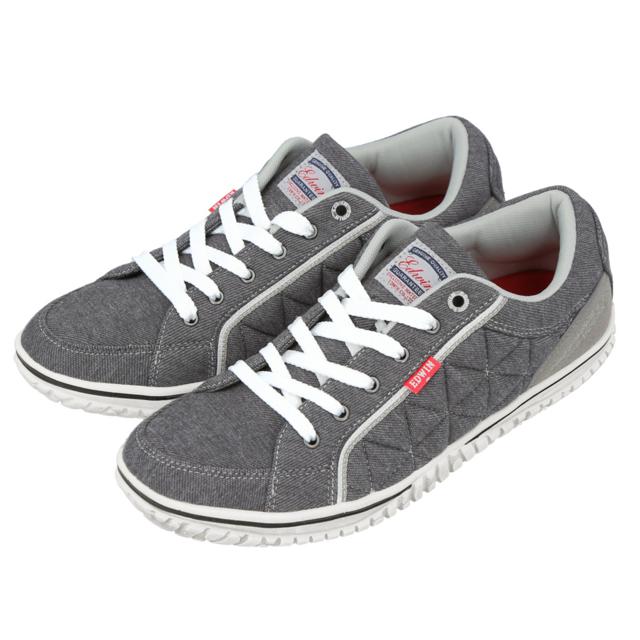 【7531GRAY・28cm】 EDWIN スニーカー メンズ 通販 白 黒 通学 おしゃれ エドウィン 靴 7531 7533 7543 サイドキルティング 軽量 軽い クッション付きインナーソール 歩きやすい 疲れにくい シンプル