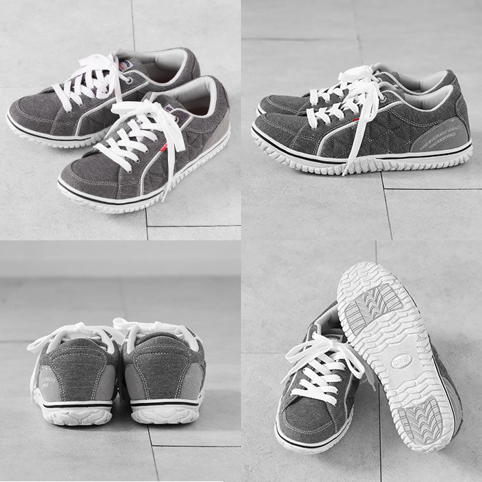【7531GRAY・28cm】 EDWIN スニーカー メンズ 通販 白 黒 通学 おしゃれ エドウィン 靴 7531 7533 7543 サイドキルティング 軽量 軽い クッション付きインナーソール 歩きやすい 疲れにくい シンプル