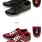 【BLACK・25cm】 EDWIN スニーカー メンズ 通販 黒 赤 通学 おしゃれ エドウィン 靴 7537 軽量 軽い カップインソール 歩きやすい 疲れにくい シンプル カジュアル ローカット シューズ