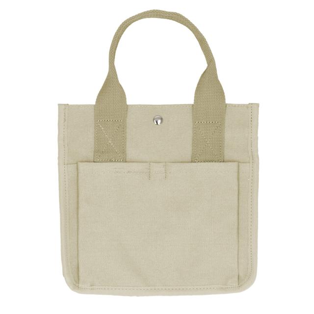 【グレー】 ランチバッグ おしゃれ 通販 ミニトートバッグ キャンバス 無地 お弁当 バッグ お弁当袋 ミニバッグ 小さめ 布 レディース メンズ キッズ バック トートバッグ マチ 広い ポケット