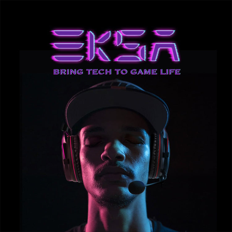 【PlatingBlue】EKSA ゲーミング ヘッドフォン マイク付き eksa-001