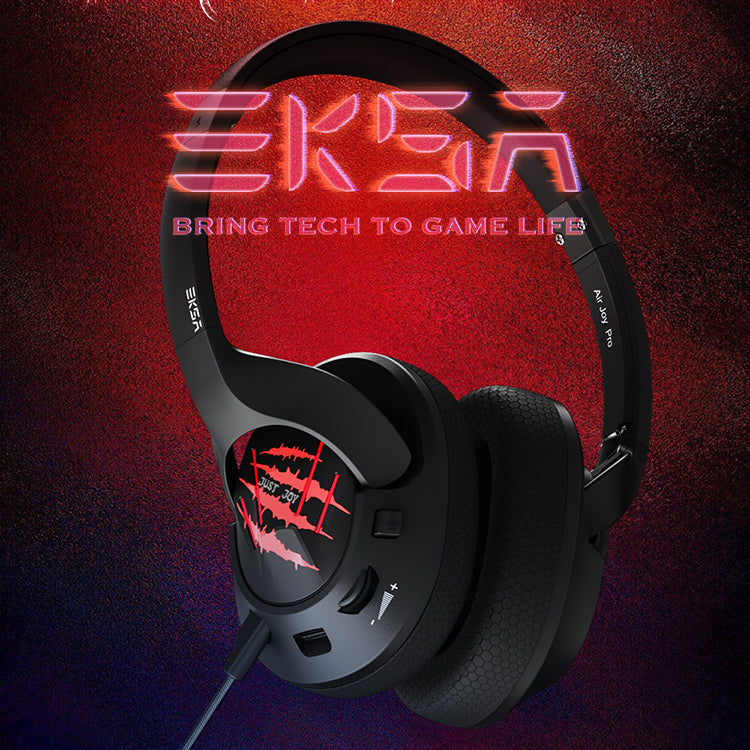 【BLACK×PURPLE】EKSA E3 AIRJOY PRO ゲーミング ヘッドフォン マイク付き eksa-003