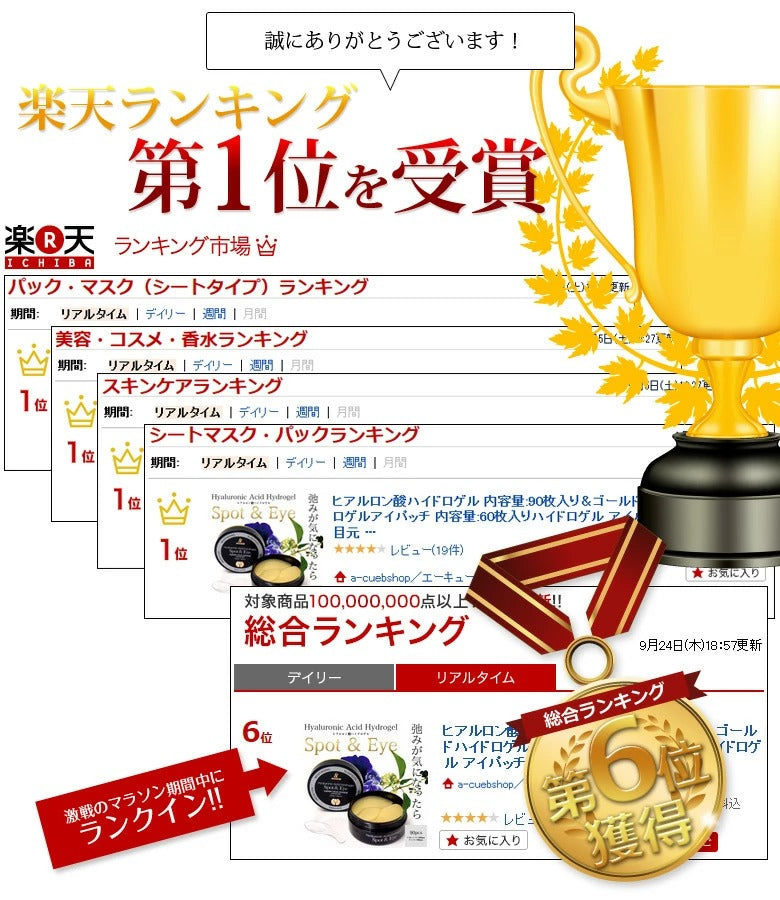 【最安値挑戦祭】【90枚入り／送料無料】 ハイドロゲル スポット＆アイパッチ 90枚入 目元に貼るだけ アイパック ヒアルロン酸 ゴールド配合 高密着 アイケア ハイドロジェル 目元 口元 ハリ ケア パック 目尻 ほうれい線 エイジングケア 保湿 弾力 保護 コラーゲン 楽天1位 コスメ 化粧品 スキンケア 韓国コスメ 定形外 送料無料