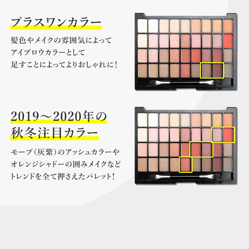 【3人シェア買いでお得】【ベーシック】ビューティフル 36色アイシャドウパレット  BEAUTIFUL シャドウ アイメイク メイクアップ アイ マット パール ラメ プレゼント コスメメイクアップ メイクパレット イエベ ブルベ ビューティフル コスメ 化粧品 メイク メール便 送料無料