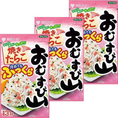 【たっぷり3袋+おまけ付き！】ミツカン　おむすび山　焼きたらこ