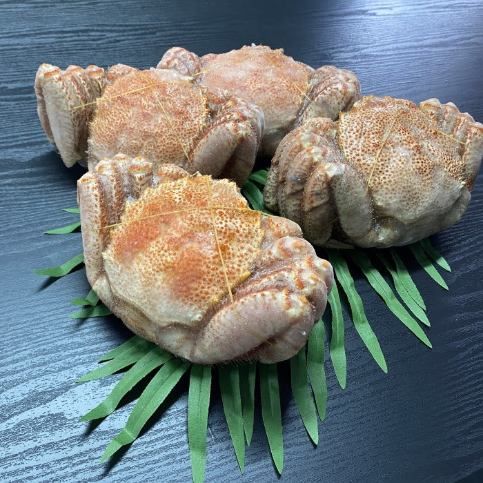 900g 4尾セット 特大 高級 毛蟹 ボイル済み 浜茹で 北海道加工