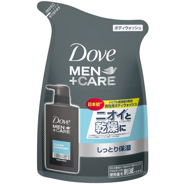 【おまけ付き！】Dove MEN＋CARE（ダヴ メン＋ケア） ボディウォッシュ クリーンコンフォート 詰替 320g [ボディソープ]