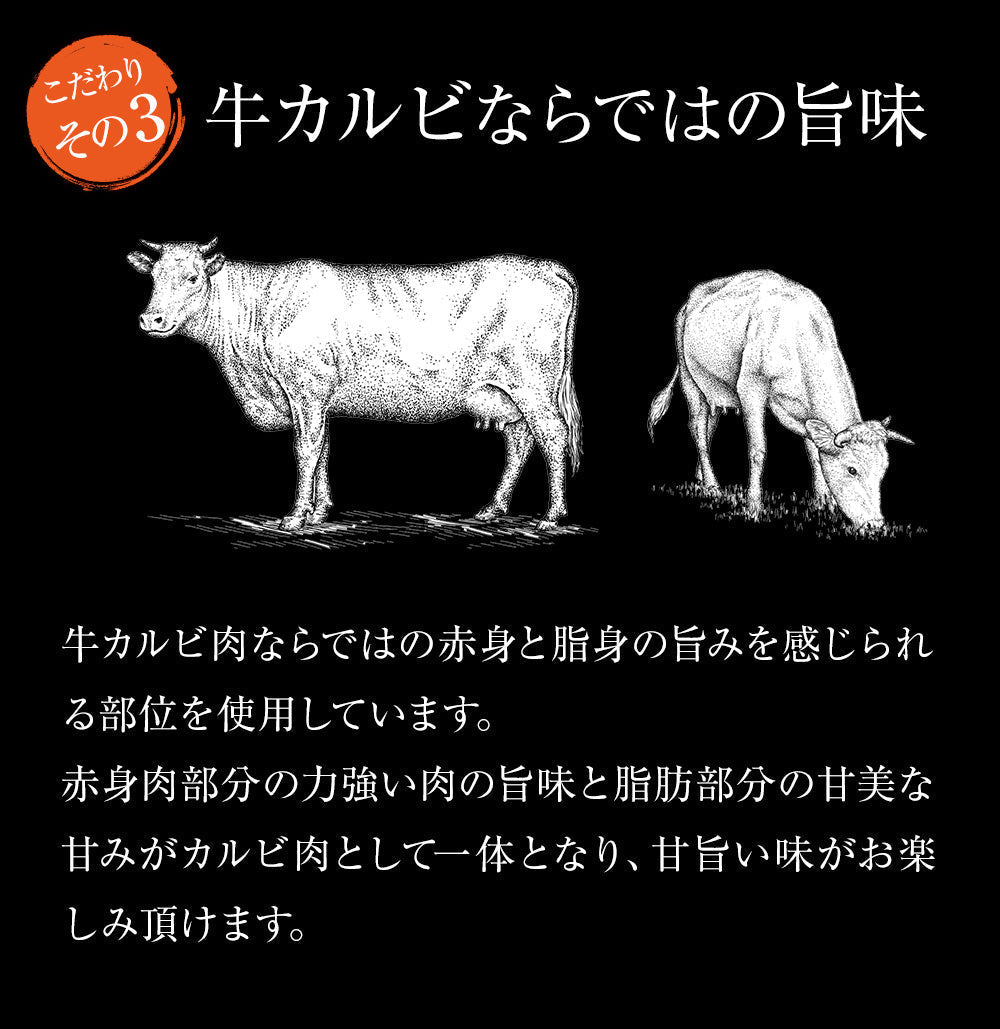 牛カルビ焼肉ガーリックペッパー味10P