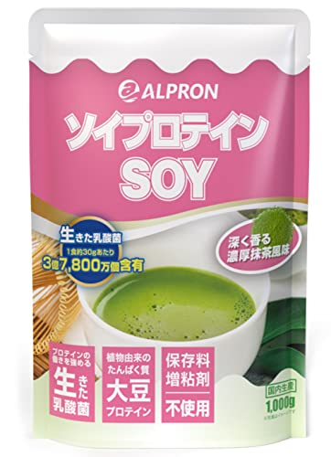 ALPRON ｿｲﾌﾟﾛﾃｲﾝ 抹茶 1㎏(WEB)