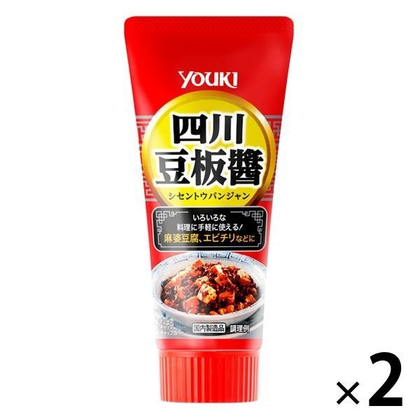 【たっぷり2個+おまけ付き！】四川豆板醤 チューブ 100g  ユウキ食品