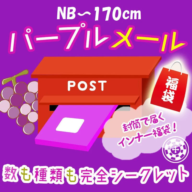 【男の子120cm】パープルメール インナーが入った福袋  肌着 福袋 ブリーフ トランクス ショーツ キッズ ベビー