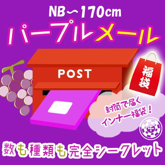 【男の子120cm】パープルメール インナーが入った福袋  肌着 福袋 ブリーフ トランクス ショーツ キッズ ベビー