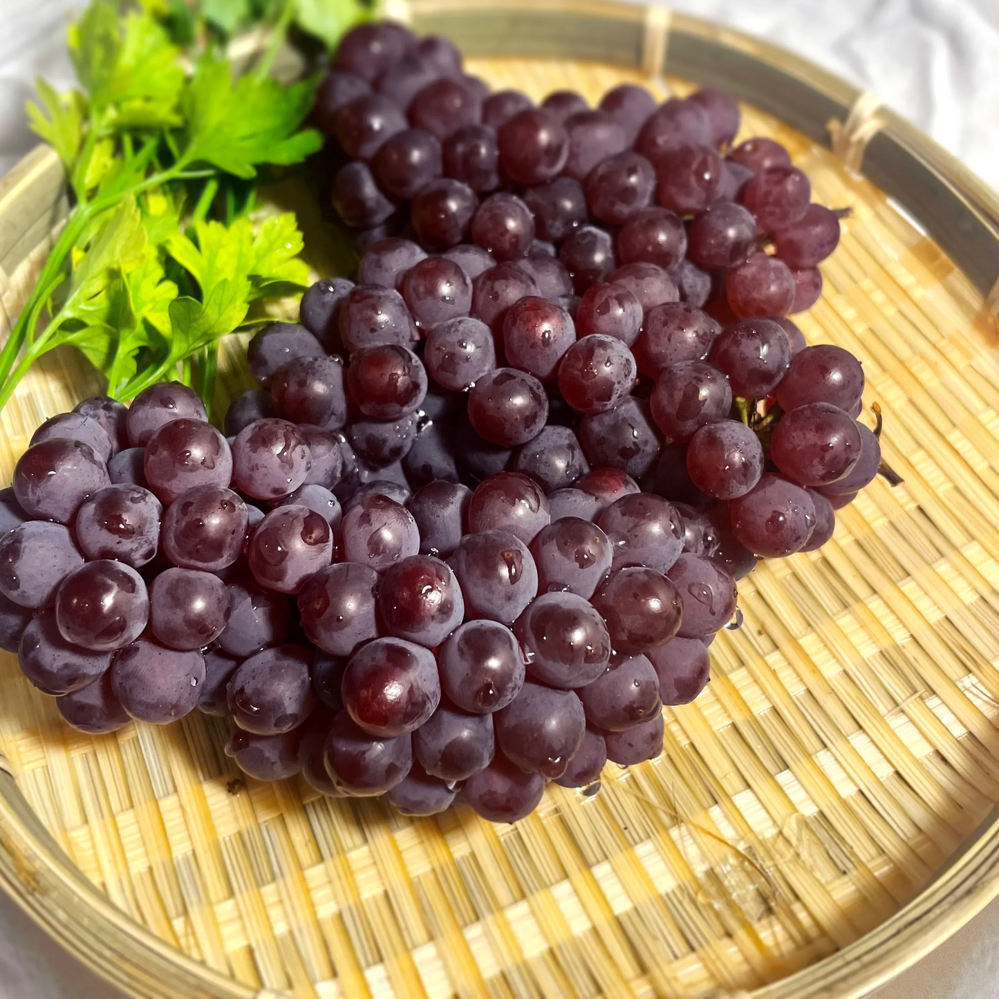 【山梨県産／秀品】デラウェア ぶどう 種なし 1kg（9房／高糖度18度～23度）（JAふえふき）【ゲリラセール】