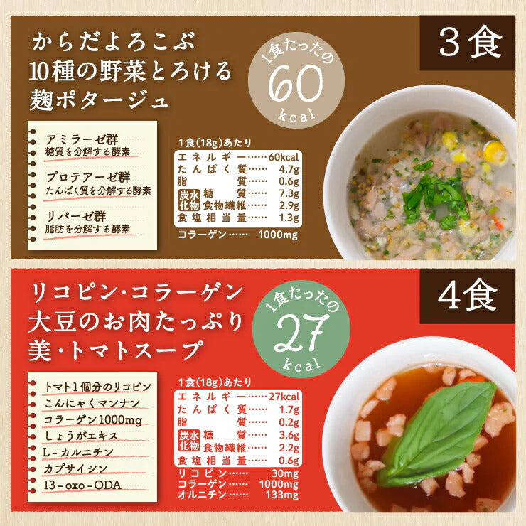 【ご新規さんとシェア買い】【置き換えダイエットに♪】5種類 計16食セット 温活ダイエットスープ
