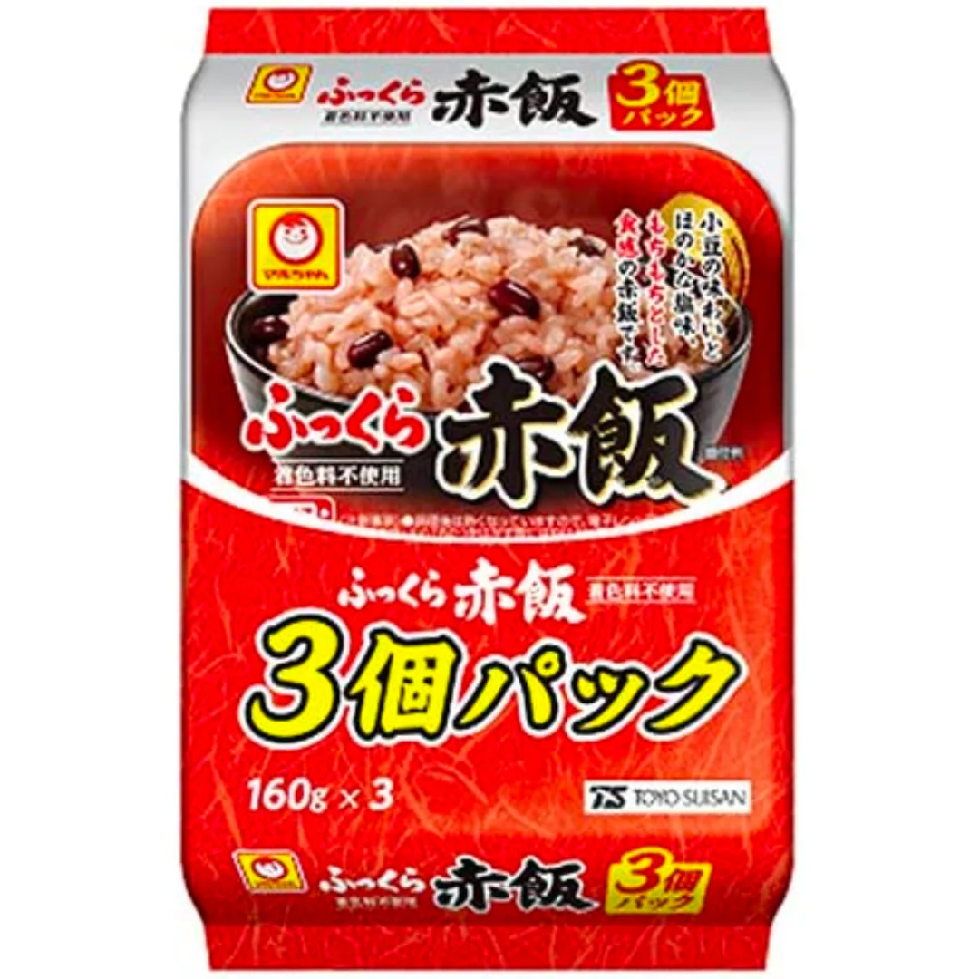 [8点]東洋水産ふっくら赤飯 3個パック