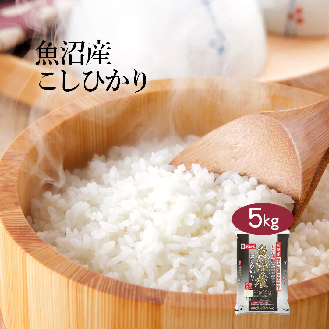 米 精米 新潟県 魚沼産 こしひかり 5kg 令和5年産 新米 お米 白米 おくさま印 国産 食品 ギフト 引っ越し 挨拶 出産 内祝い 母の日 父の日 お中元 お歳暮 結婚 快気 還暦 香典返し 寒中 暑中見舞い お年賀 送料無料