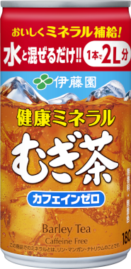 健康ミネラルむぎ茶 希釈用缶 180g（6本パック）×5セット 計30本【エコ得】