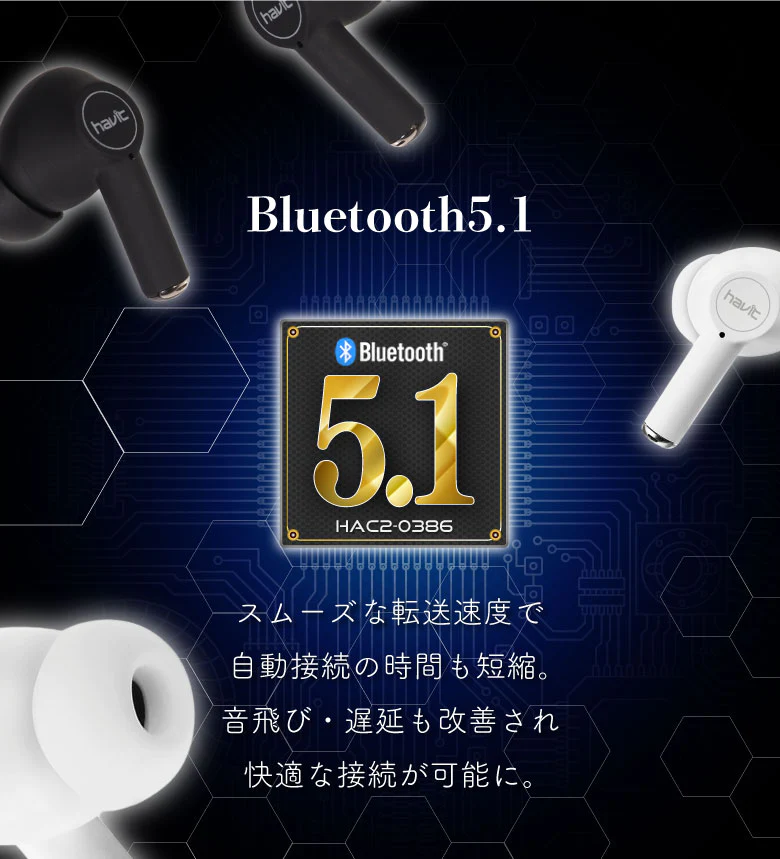 【ホワイト】ワイヤレスイヤホン ノイズキャンセリング ANC Bluetooth5.1 iPhone  アンドロイド 高音質 自動ペアリング  アクティブノイズキャンセリング Android 片耳【エコ得】