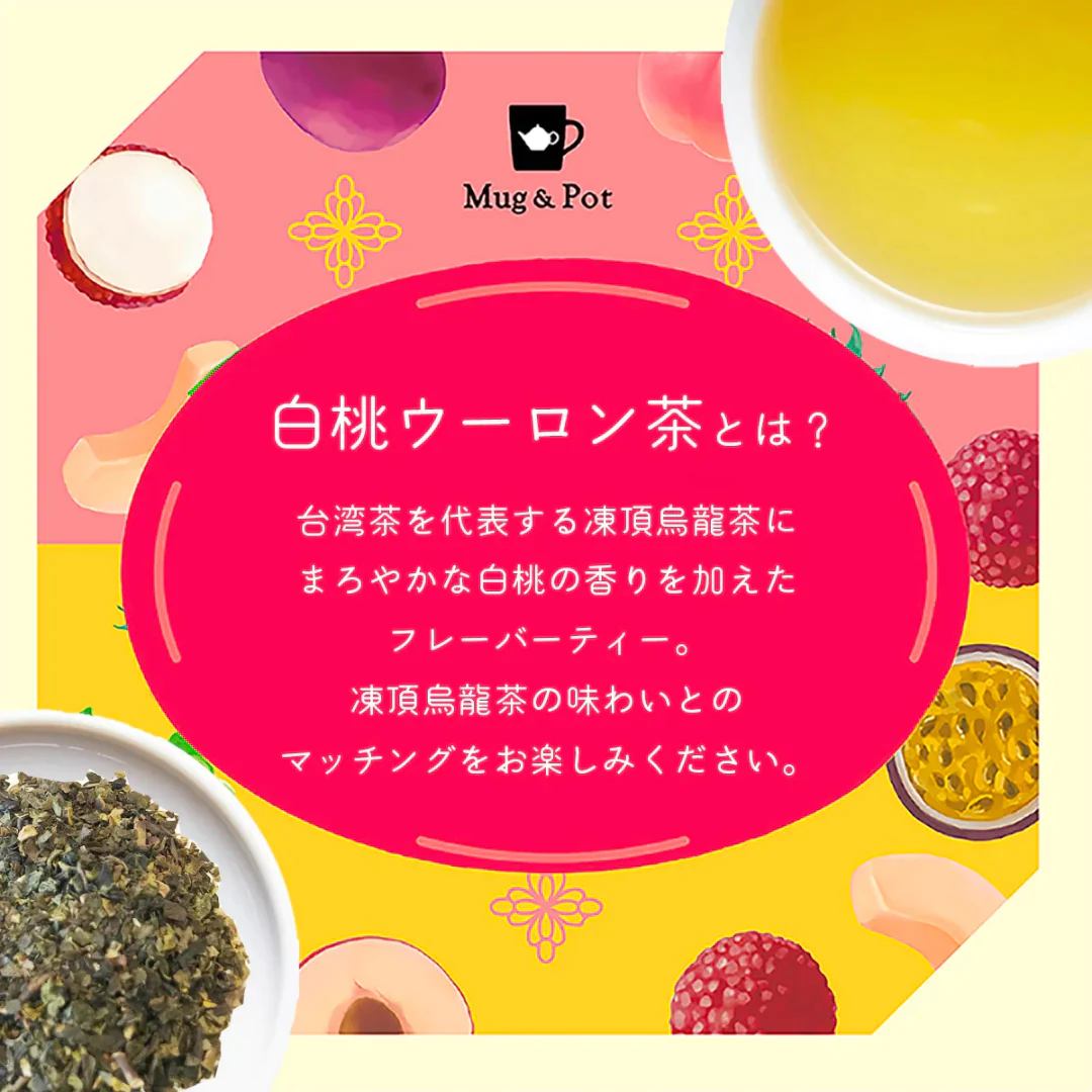 【エコ得特別セール】[48点]久順銘茶  白桃烏龍茶【エコ得】