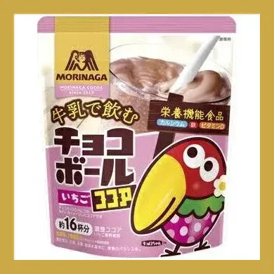 【数量限定】森永製菓  牛乳で飲むココア チョコボールいちご味 200g　※