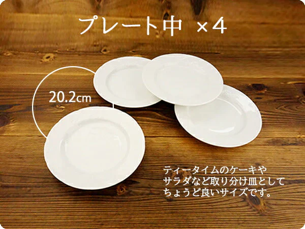 食器セット 白磁 おすすめ 基本10アイテム 2~4人用 新生活 アウトレット お得 白い食器 日本製 美濃焼 おしゃれ 洋食器 大皿 中皿 ボウル