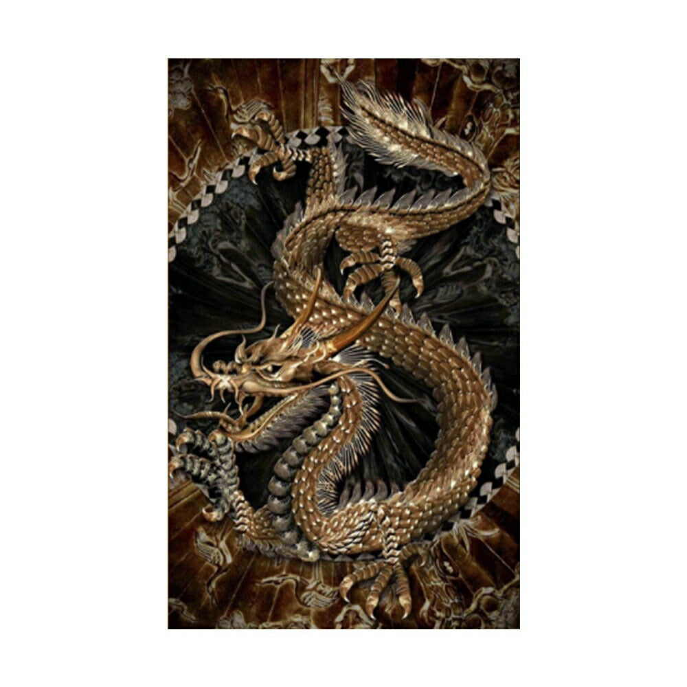 風水 ポスター 龍 ドラゴン 竜 絵 玄関 絵 龍の飾り 壁 風水グッズ 金竜 金龍 壁掛け 開運祈願 金運祈願 風水龍 アイテム 龍神 開運 金運 財産運 出世運 恋愛運 幸福 成功 プレゼント 贈り物 開運厄除 祈願成就 金運上昇
