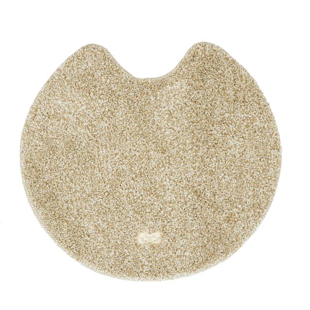 【アイボリー・0】 トイレマット おしゃれ 通販 洗える 55cm × 60cm ふわふわ 洗濯可 丸洗い ナチュラル 滑り止め すべり止め トイレタリー トイレファブリック インテリア OKATO オカトー ブランド