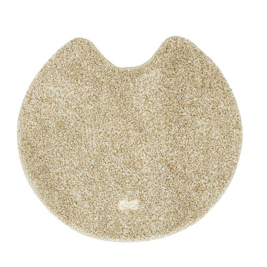 【アイボリー・0】 トイレマット おしゃれ 通販 洗える 55cm × 60cm ふわふわ 洗濯可 丸洗い ナチュラル 滑り止め すべり止め トイレタリー トイレファブリック インテリア OKATO オカトー ブランド