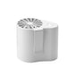 WHITE 腰掛け 扇風機 USB充電 卓上 手持ち扇風機 fan-007