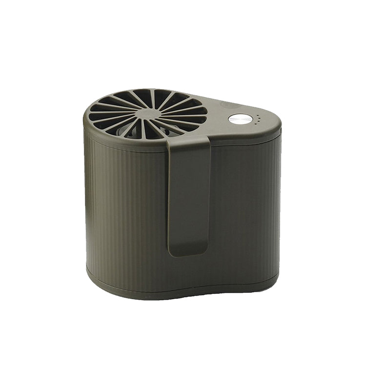 KAHKI 腰掛け 扇風機 USB充電 卓上 手持ち扇風機 fan-007