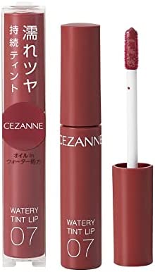 セザンヌ ウォータリーティントリップ07 ビターレッド 4.0g ティント処方 ツヤ長時間持続