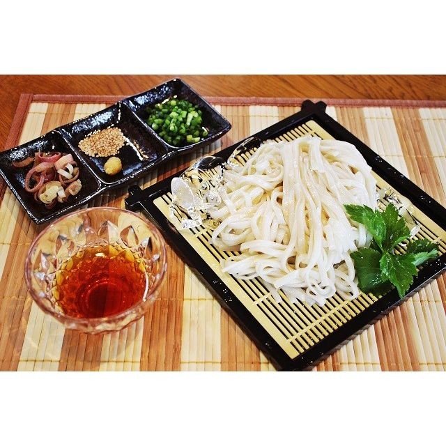 【3人シェア買いでお得】ざるうどん　お取り寄せ　九州ざる饂飩　210g×4袋　たっぷり　約8人前 セット 平打ち麺　つるつるモチモチ食感　熟成うどん麺