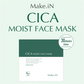 【超得ハイパーSALE】【2個セット】CICA シカ シートマスク MOIST FACE MASK モイストフェイスマスク 30枚入り Make.iN パック フェイスマスク 日本製 美容成分 保湿 自宅エステ 潤いスキンケア【急上昇商品】