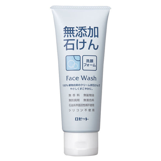 ロゼット 無添加石けん洗顔フォーム 140g 洗顔料 敏感肌 保湿 (100%植物由来洗浄成分)