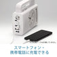 防災クロック(AM/FMラジオ/ワイドFM対応 手動発電機内蔵 携帯電話充電用出力端子USB Type-A) [4RQ001-003]