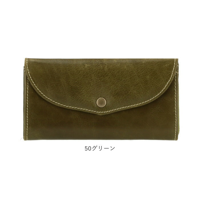 【50グリーン・長財布】 財布 レディース 長財布 革 通販 ブランド fes フェス 本革 レザー 大容量 かぶせ L字ファスナー 小銭入れ コインケース おしゃれ シンプル 牛革 カウレザー 天然皮革 メンズ 男女兼用