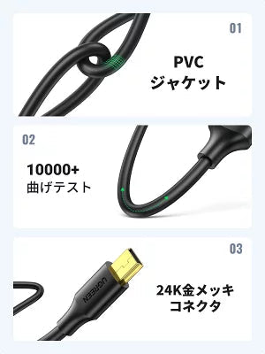 [UGREEN] USB2.0A to Mini USB B 1m