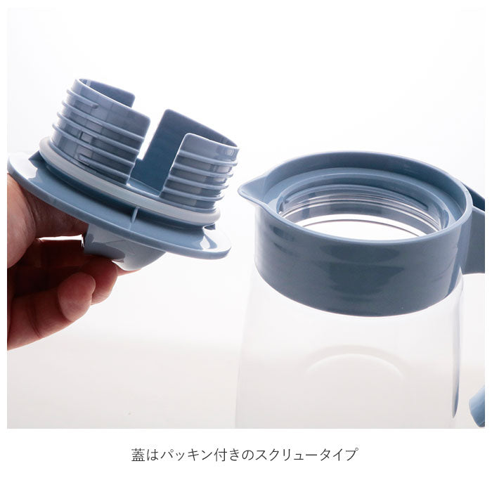 【ピンク】 冷水筒 ピッチャー 通販 約 2リットル ファインジャグ 2.2L 熱湯 耐熱 横置き 縦置き 大きい 水差し 大きめ 大容量 2200ml 約 2L ウォータージャグ プラスチック 冷水ポット 麦茶ポット