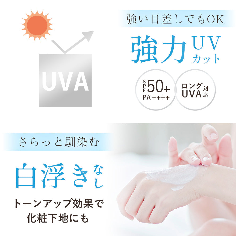 【5人シェア買いでお得】テサランUV デイリープロテクト60g SPF50+PA++++ ロングUVA 薬用 UVクリーム シミ・シワ改善下地 UV 美容液 ナイアシンアミド 医薬部外品 トーンアップ 化粧下地日焼け止め ノンケミカル 処方【送料無料】